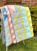 Load image into Gallery viewer, Go With The Flow Quilt Mini Pattern - PDF
