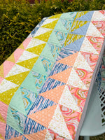 Load image into Gallery viewer, Go With The Flow Quilt Mini Pattern - PDF
