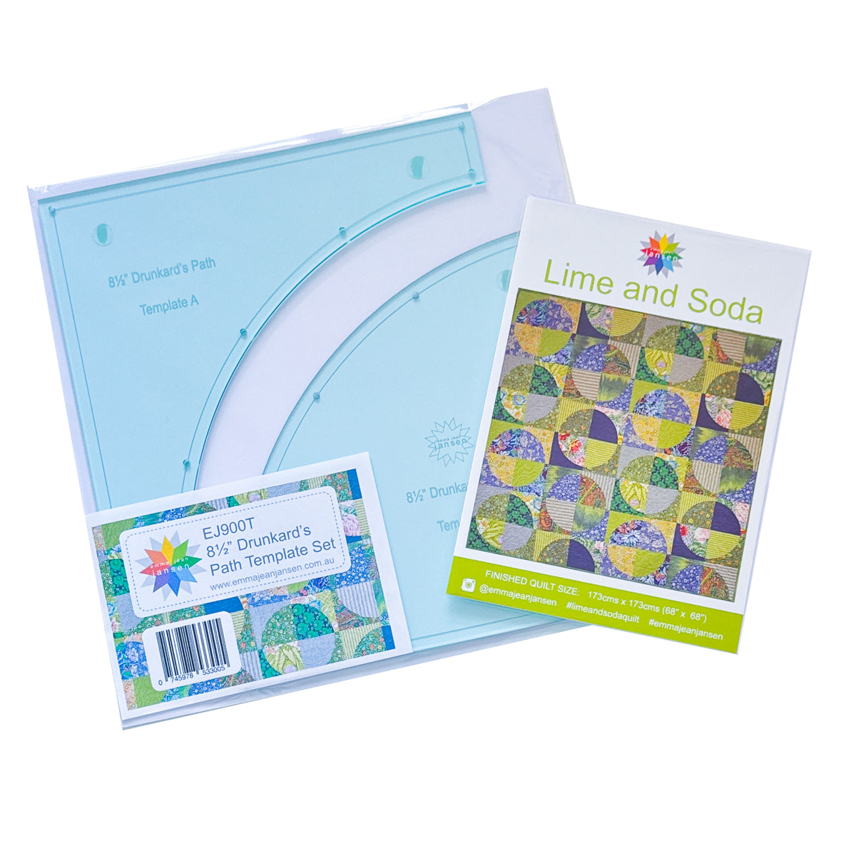 Lime and Soda Pattern and Template Set – Emma Jean Jansen
