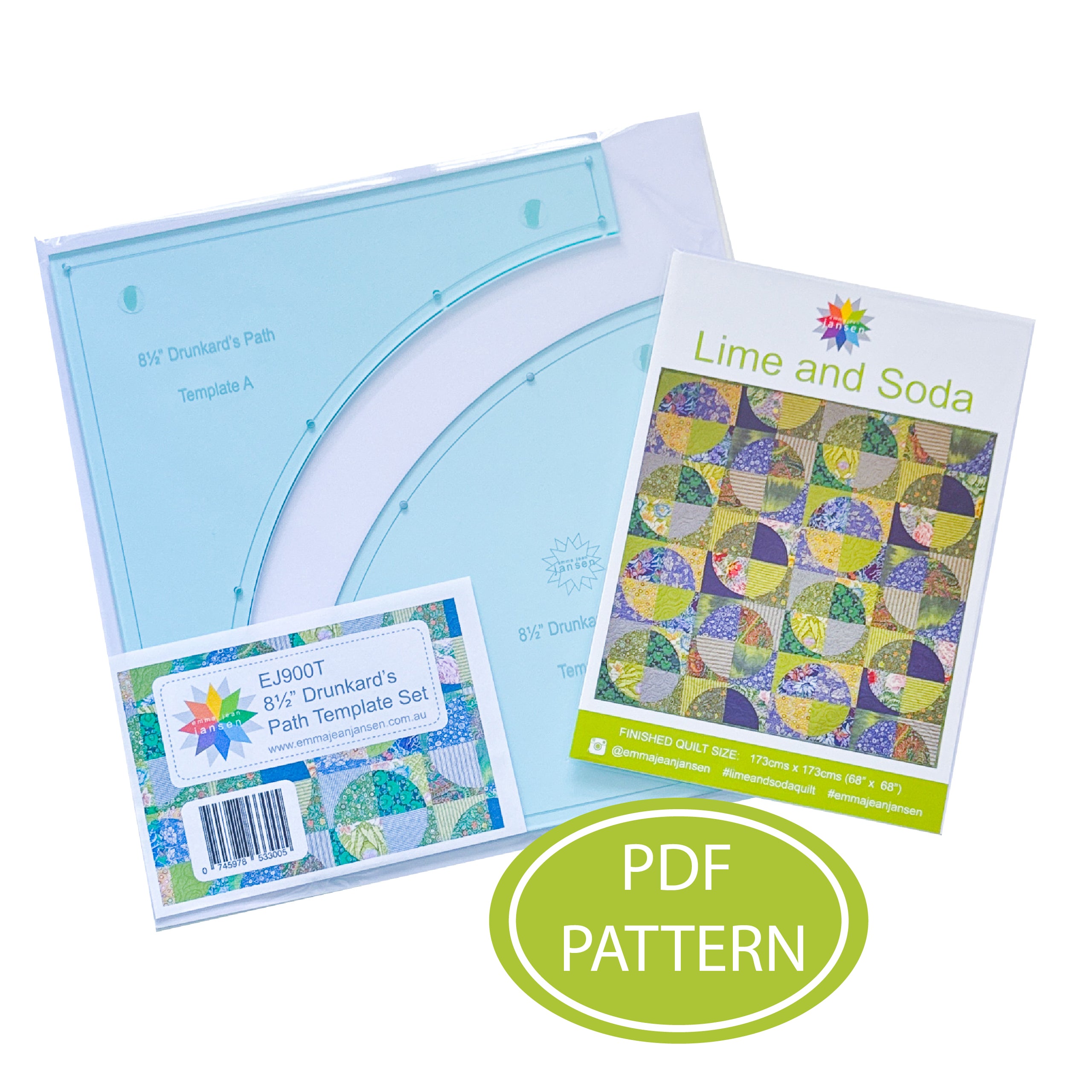 Lime and Soda PDF Pattern and Template Set