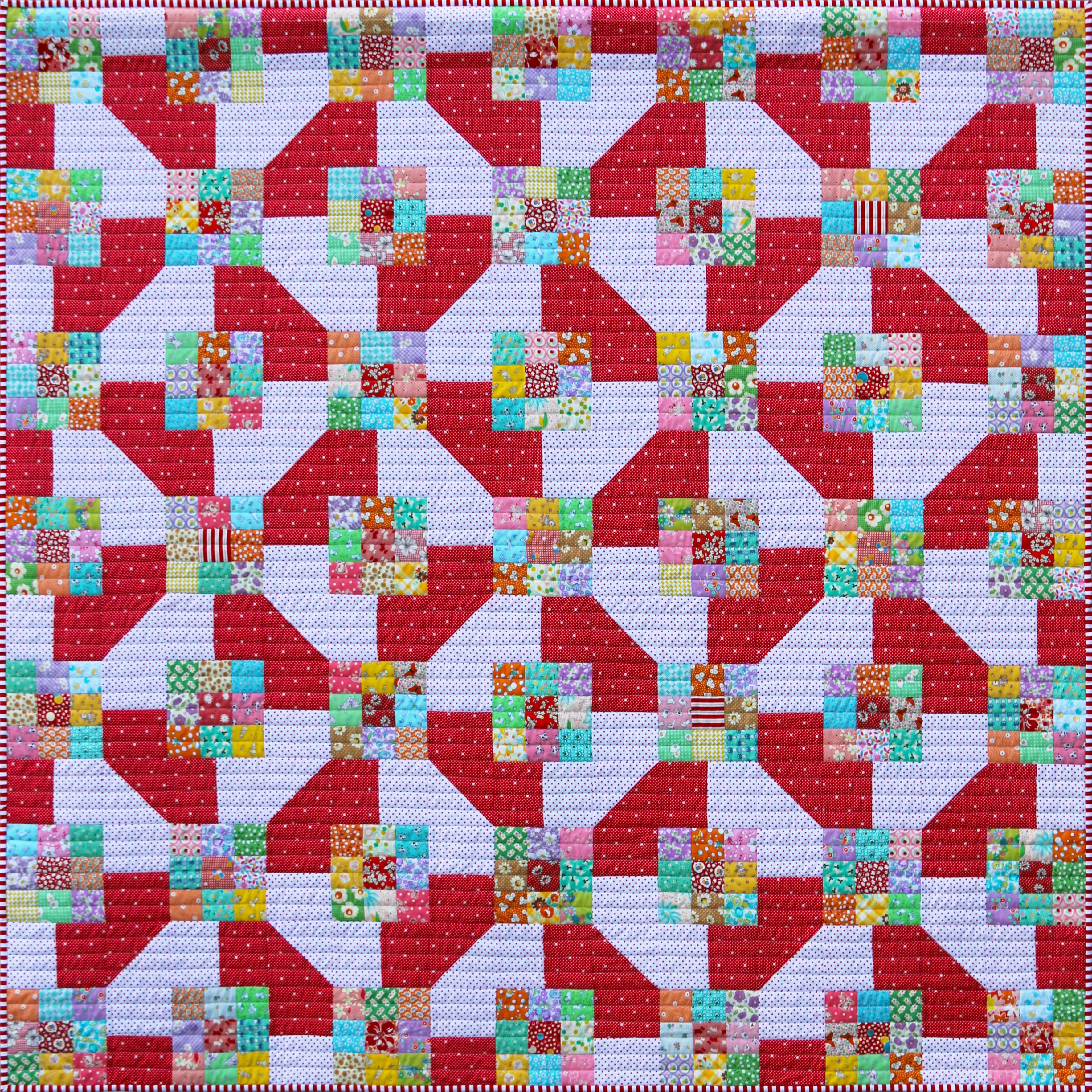 Mixed Lollies Quilt Pattern - PDF