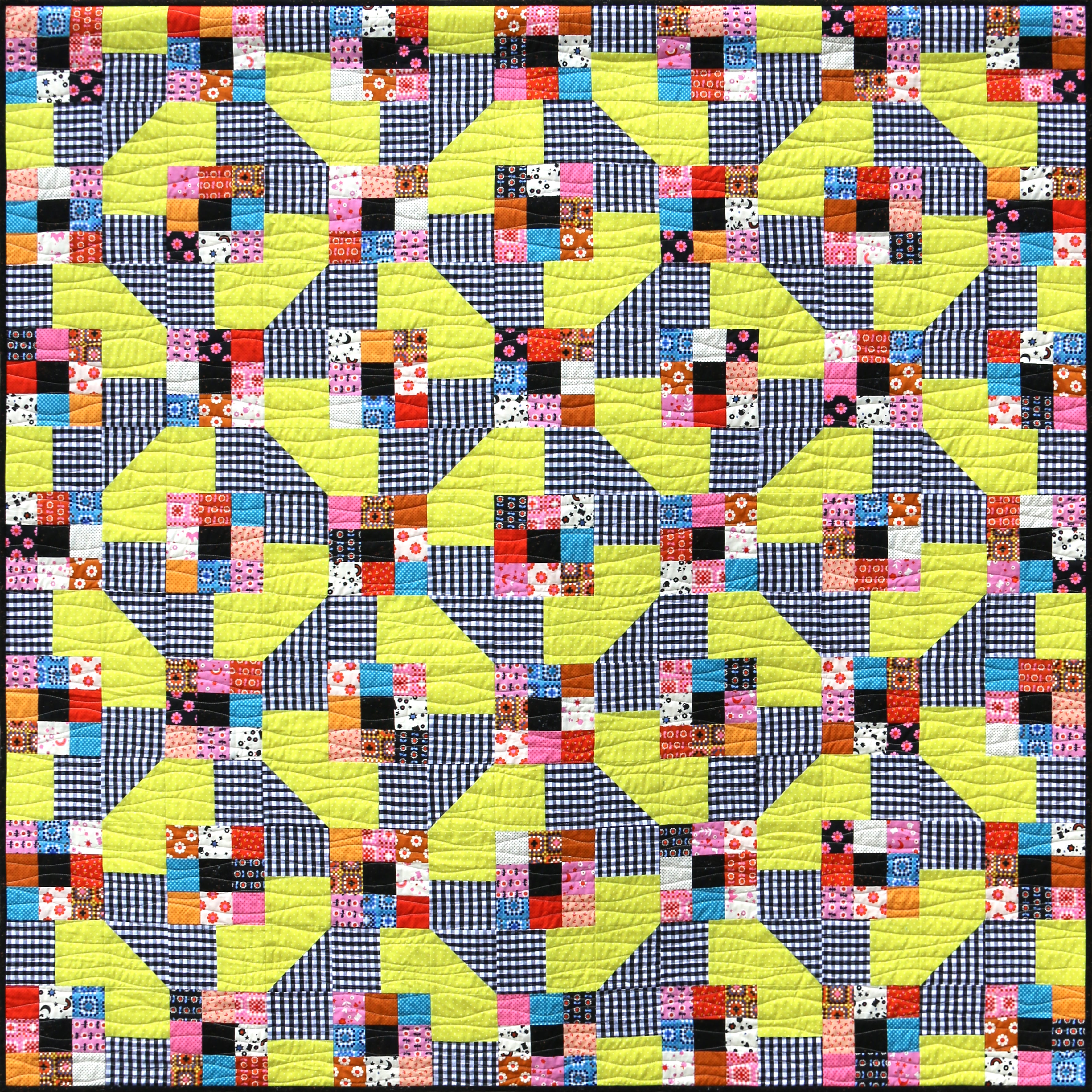 Mixed Lollies Quilt Pattern - PDF