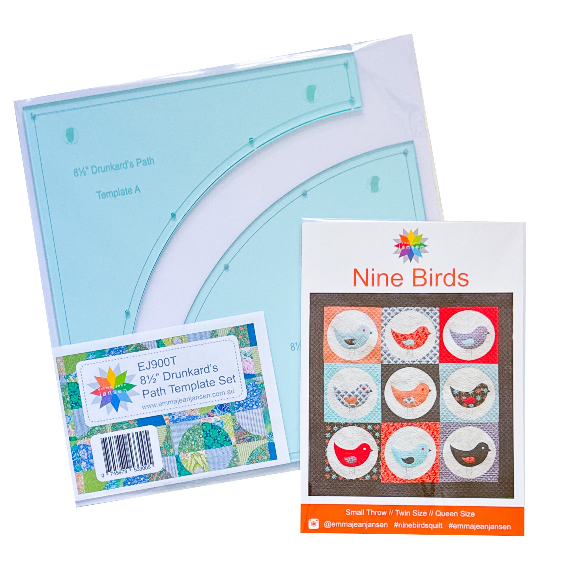 Nine Birds Pattern and Template Set