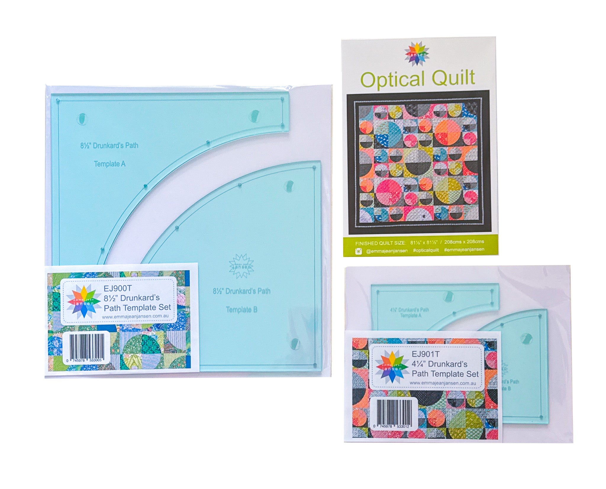 Optical Pattern and Template Set