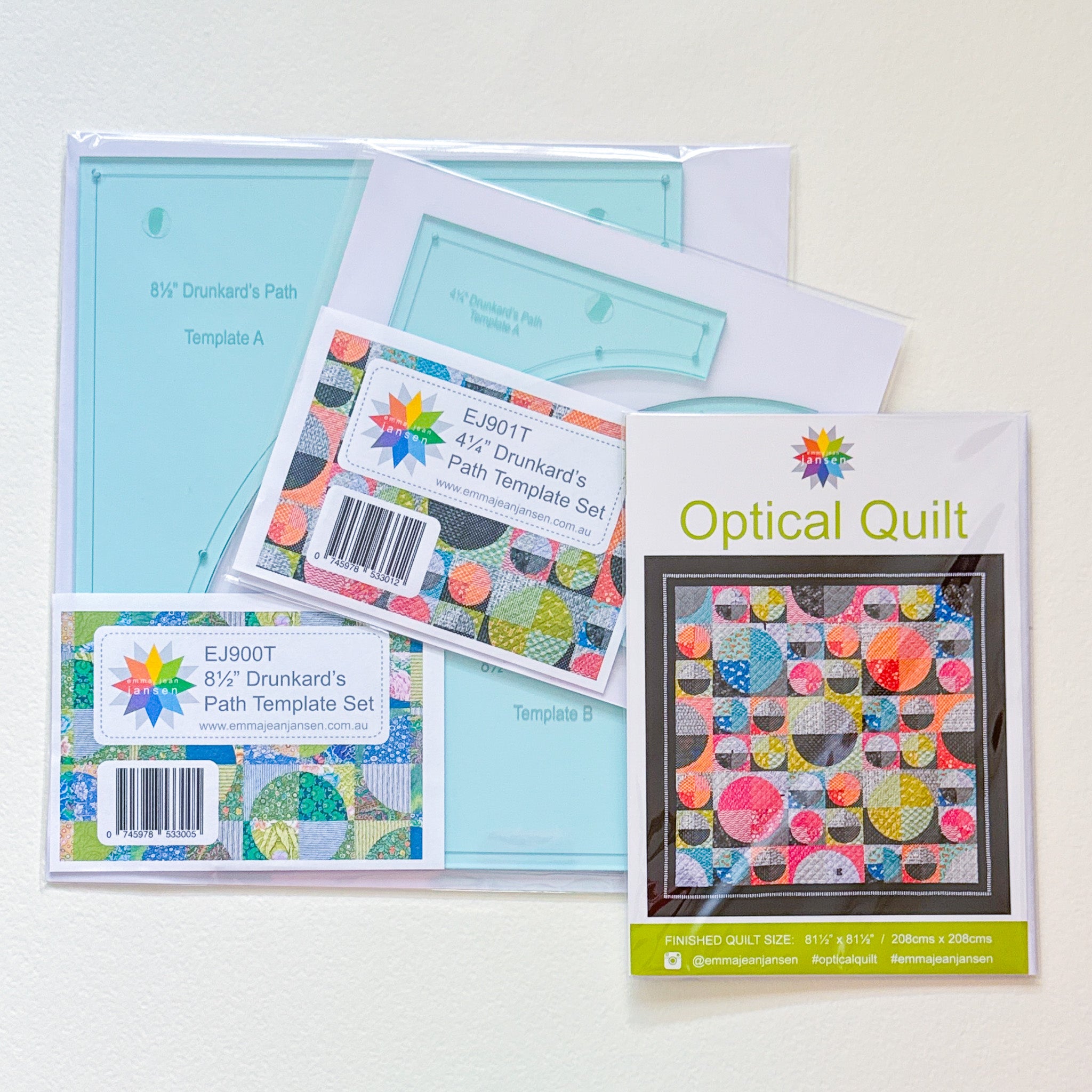 Optical Pattern and Template Set