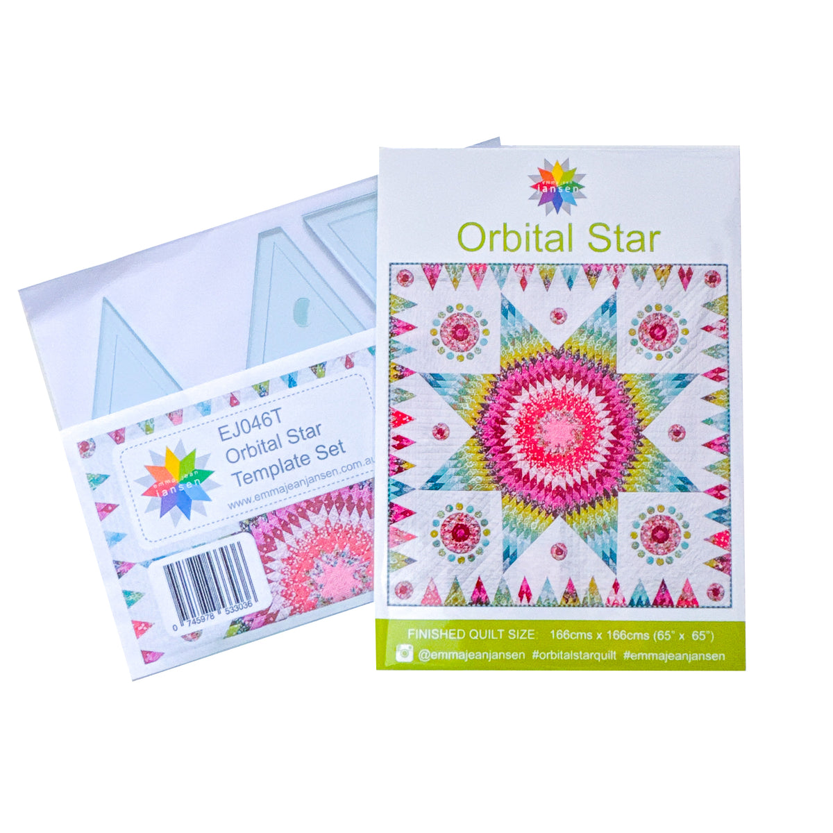 Orbital Star Pattern and Template Set – Emma Jean Jansen