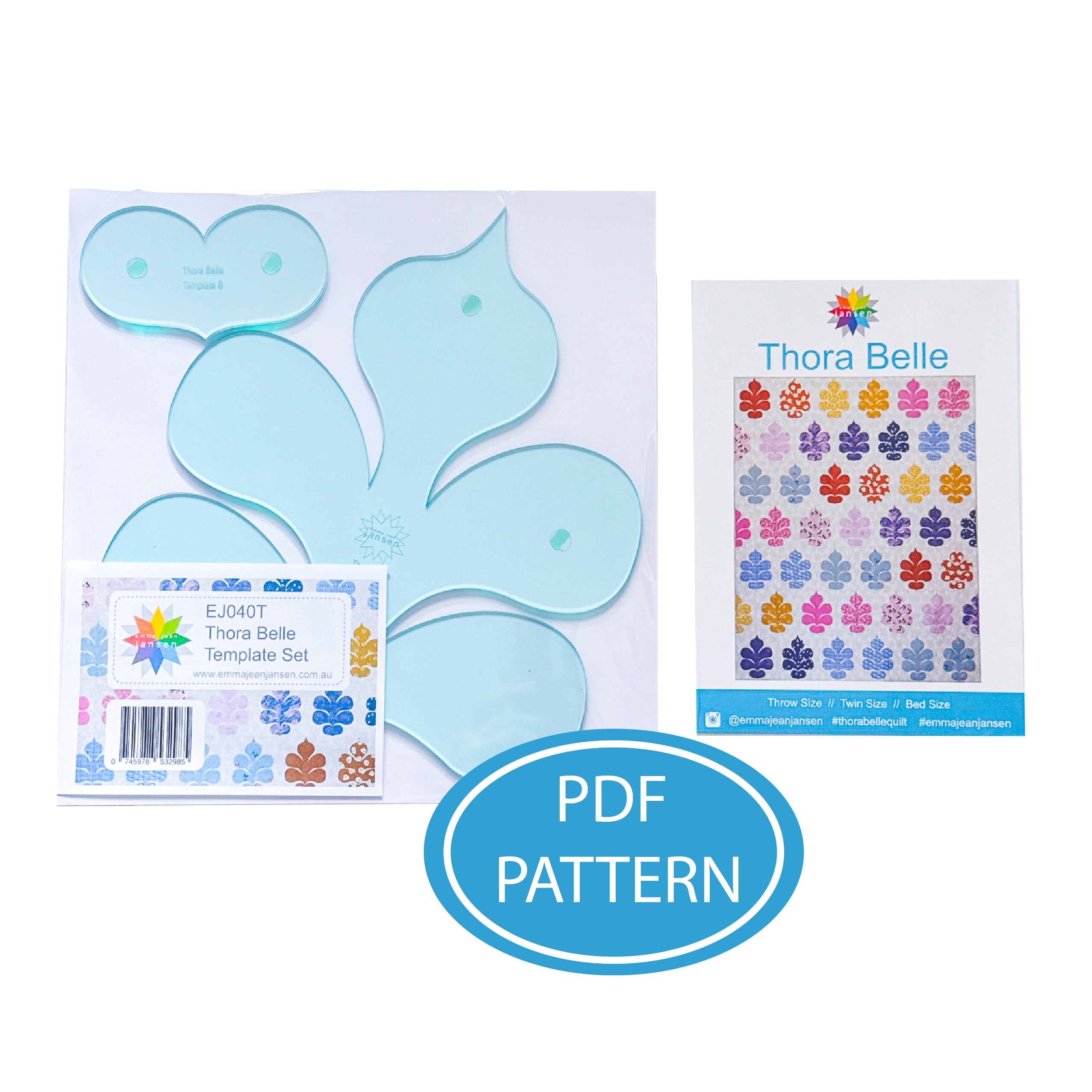 Thora Belle PDF Pattern and Template Set