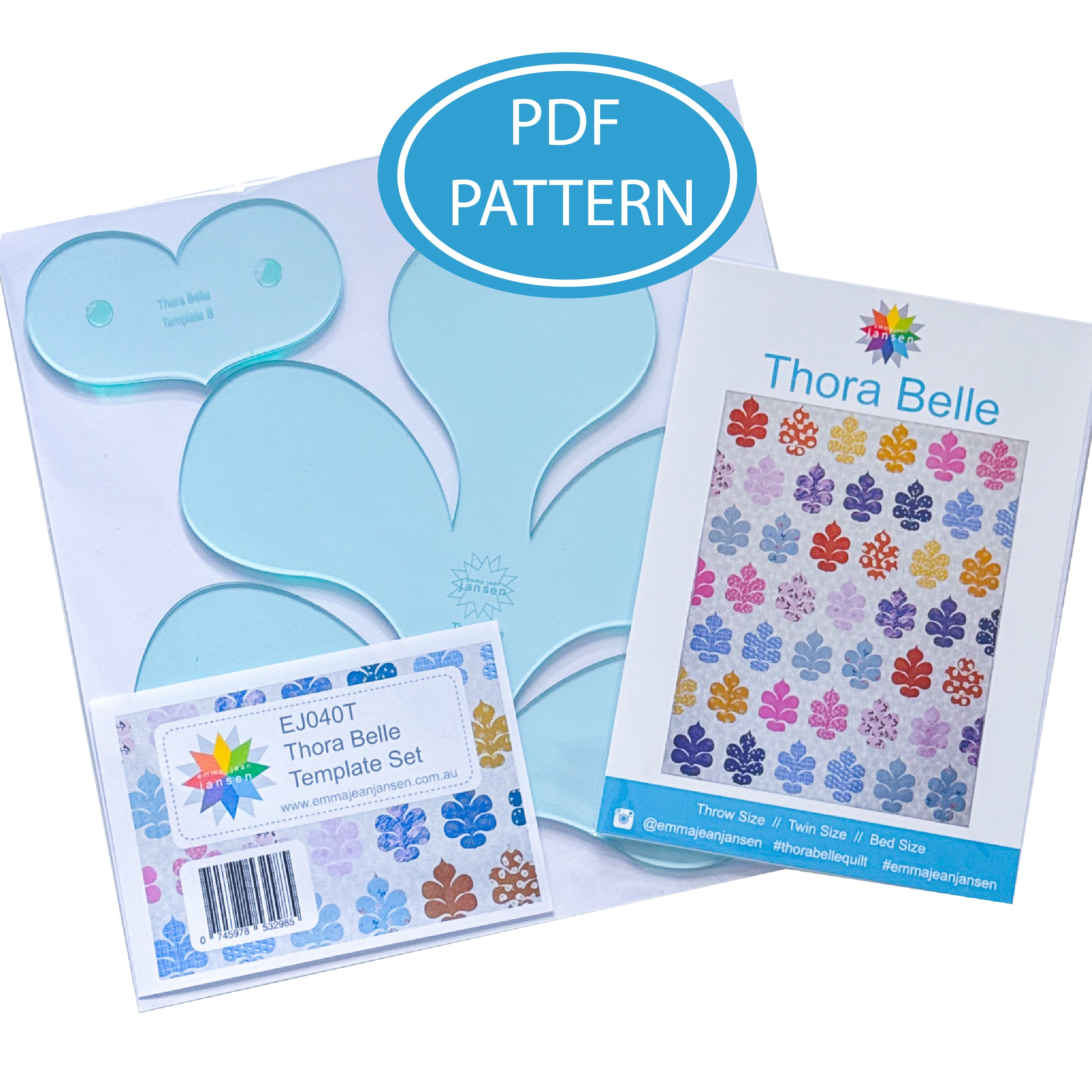 Thora Belle PDF Pattern and Template Set