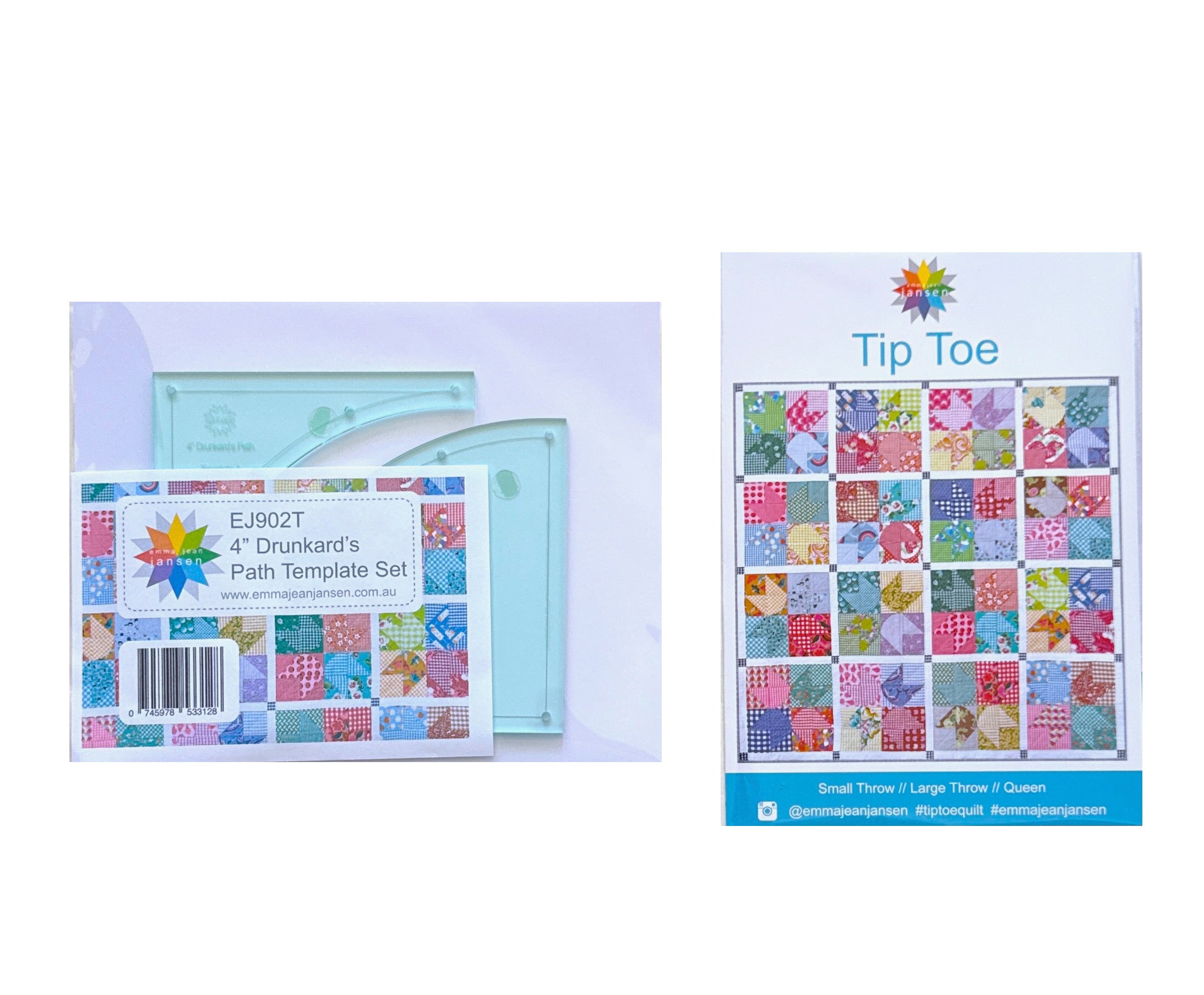Tip Toe Pattern and Template Set