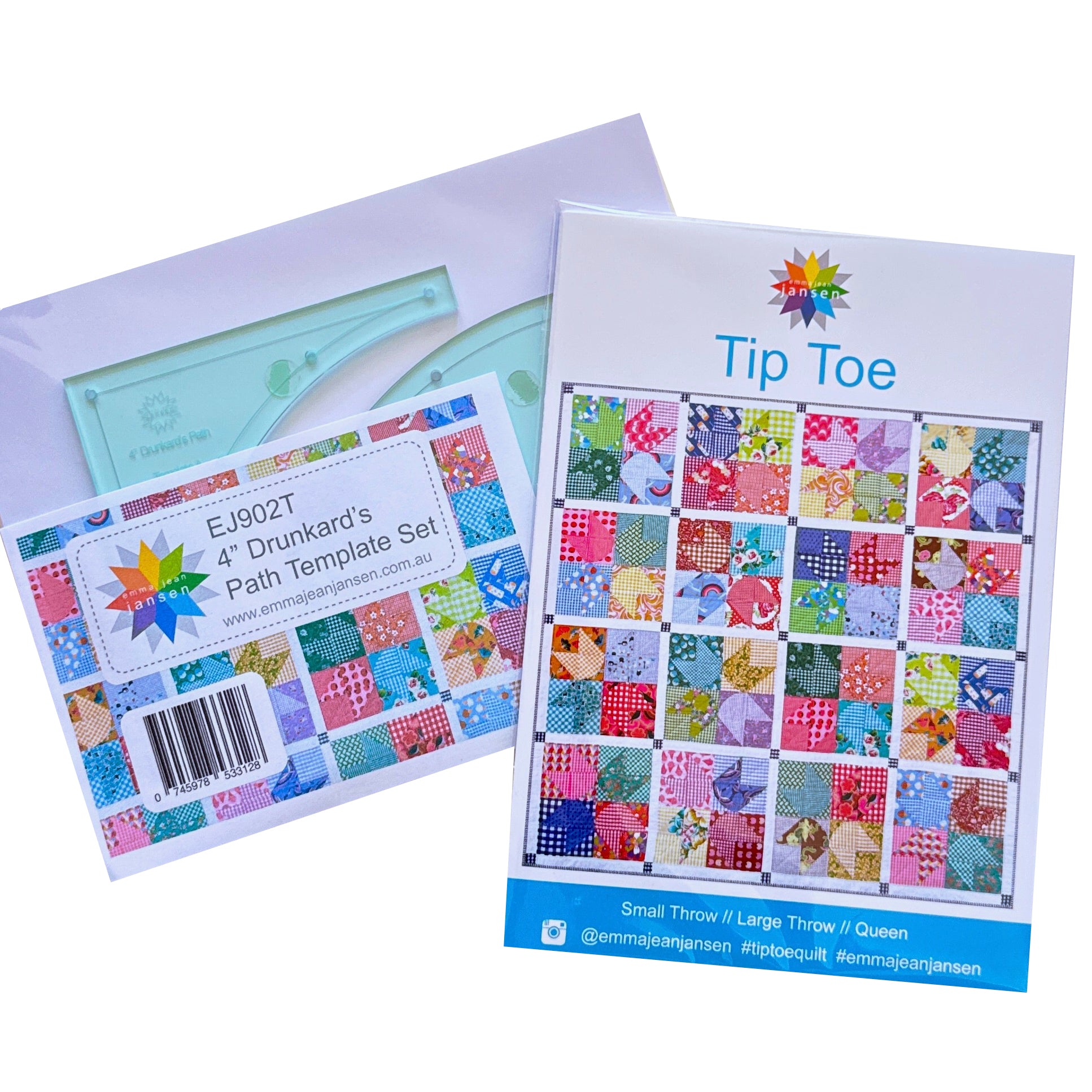 Tip Toe Pattern and Template Set