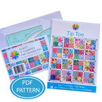 Load image into Gallery viewer, Tip Toe PDF Pattern and Template Set
