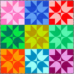 Load image into Gallery viewer, Drunkard&#39;s Path Template Set 4&quot;
