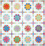 Load image into Gallery viewer, Harlequin Stars Quilt Pattern - PDF
