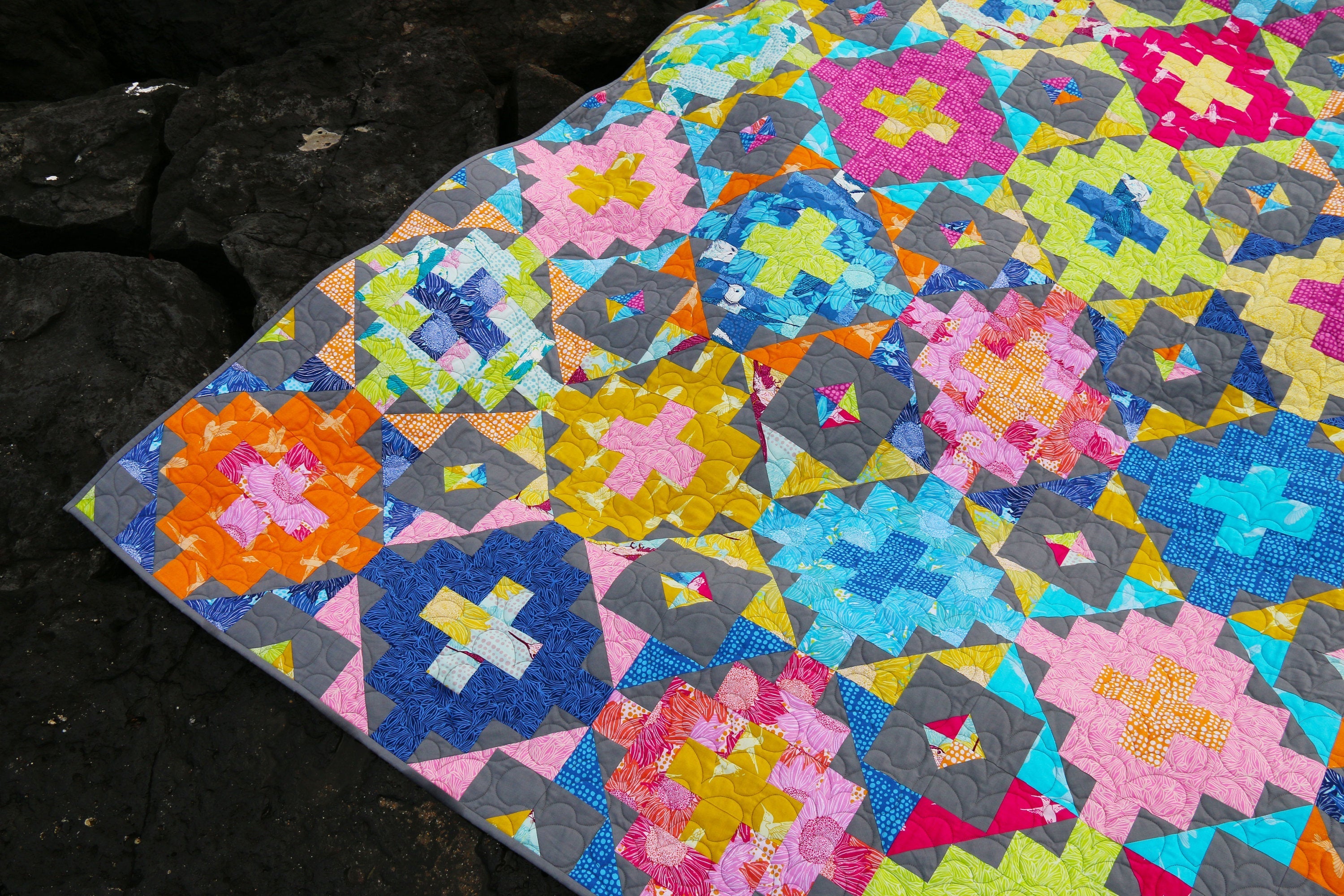 Cross Current Quilt Pattern - PDF