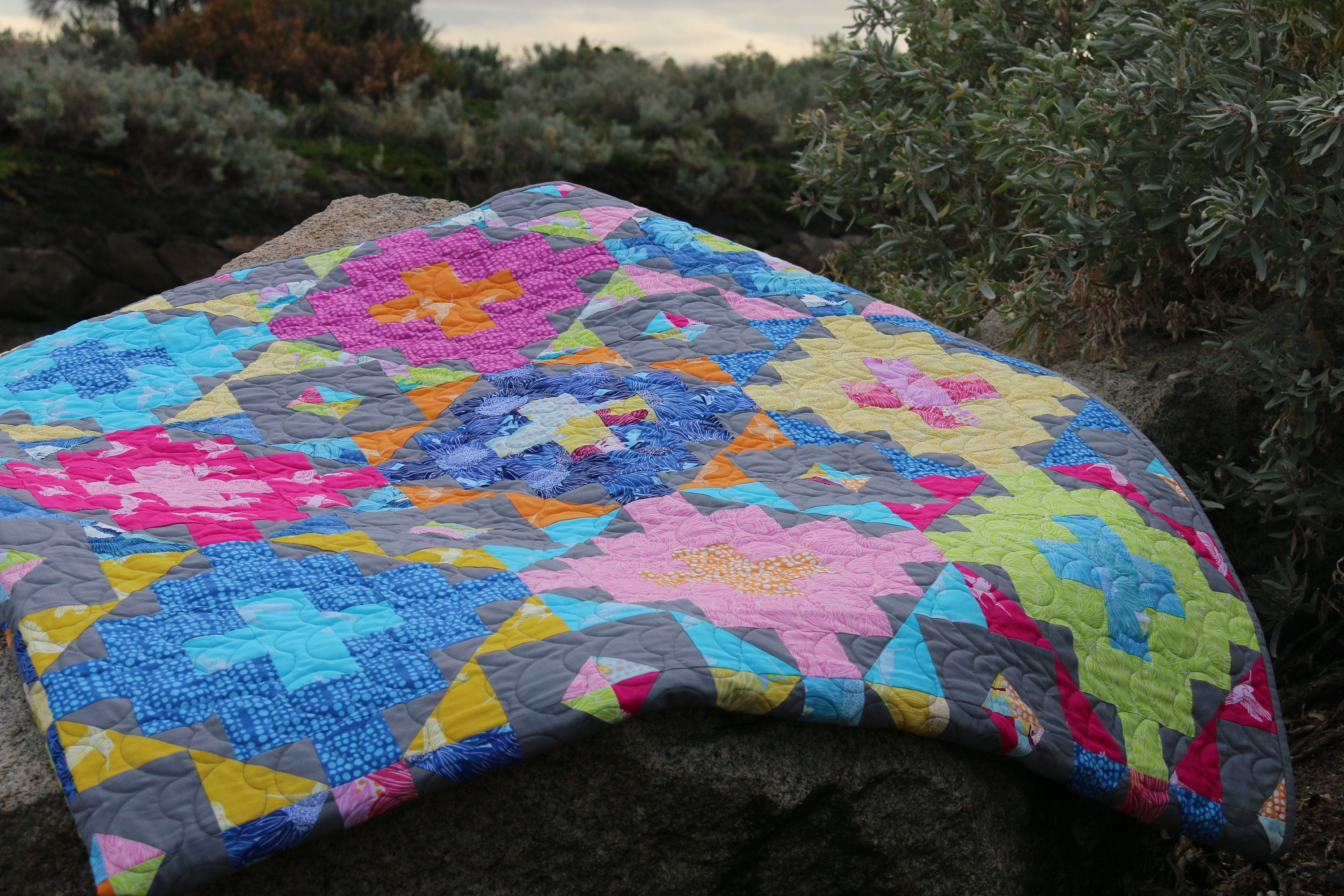 Cross Current Quilt Pattern - PDF