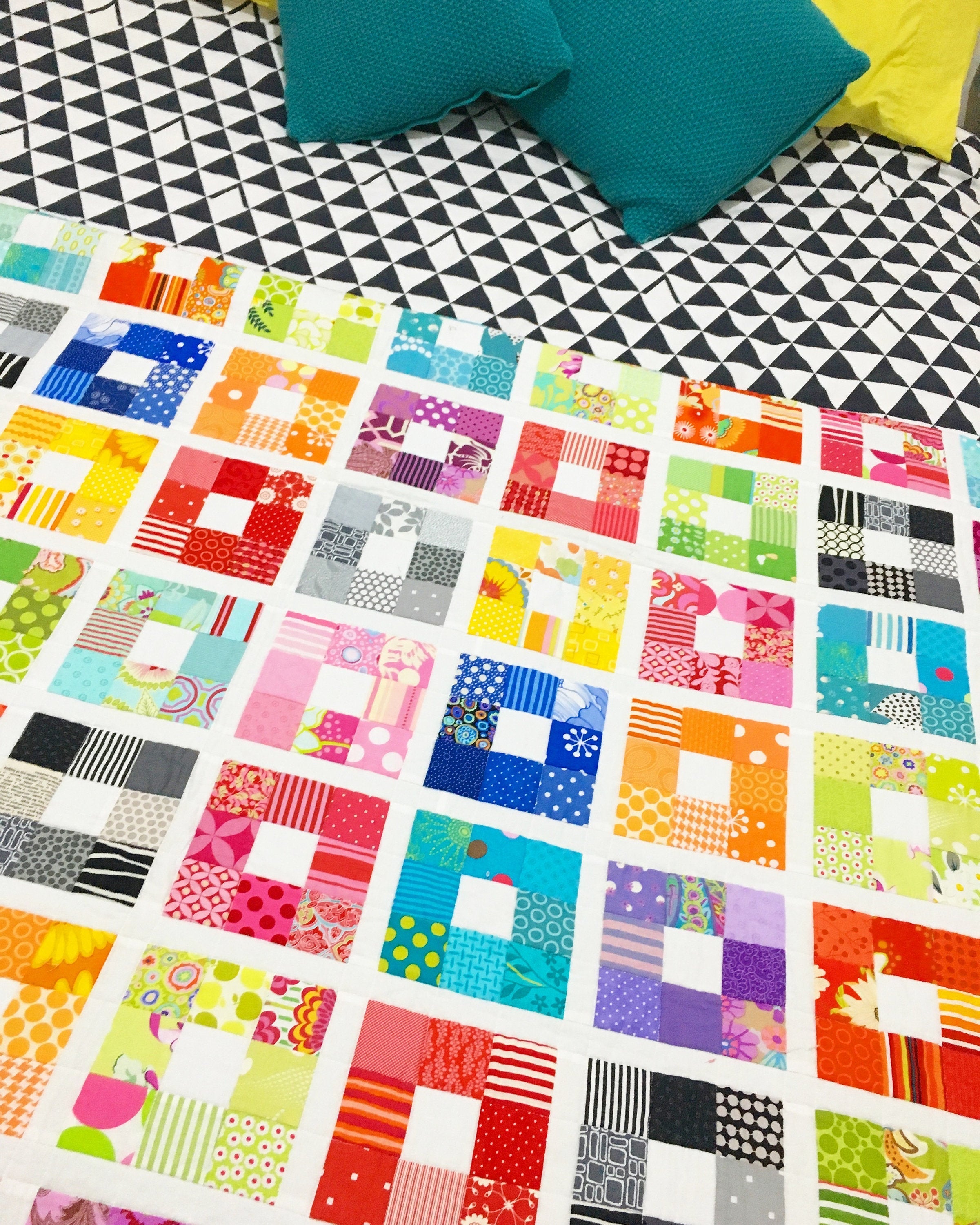 Colour Squared Quilt Mini Pattern - PDF