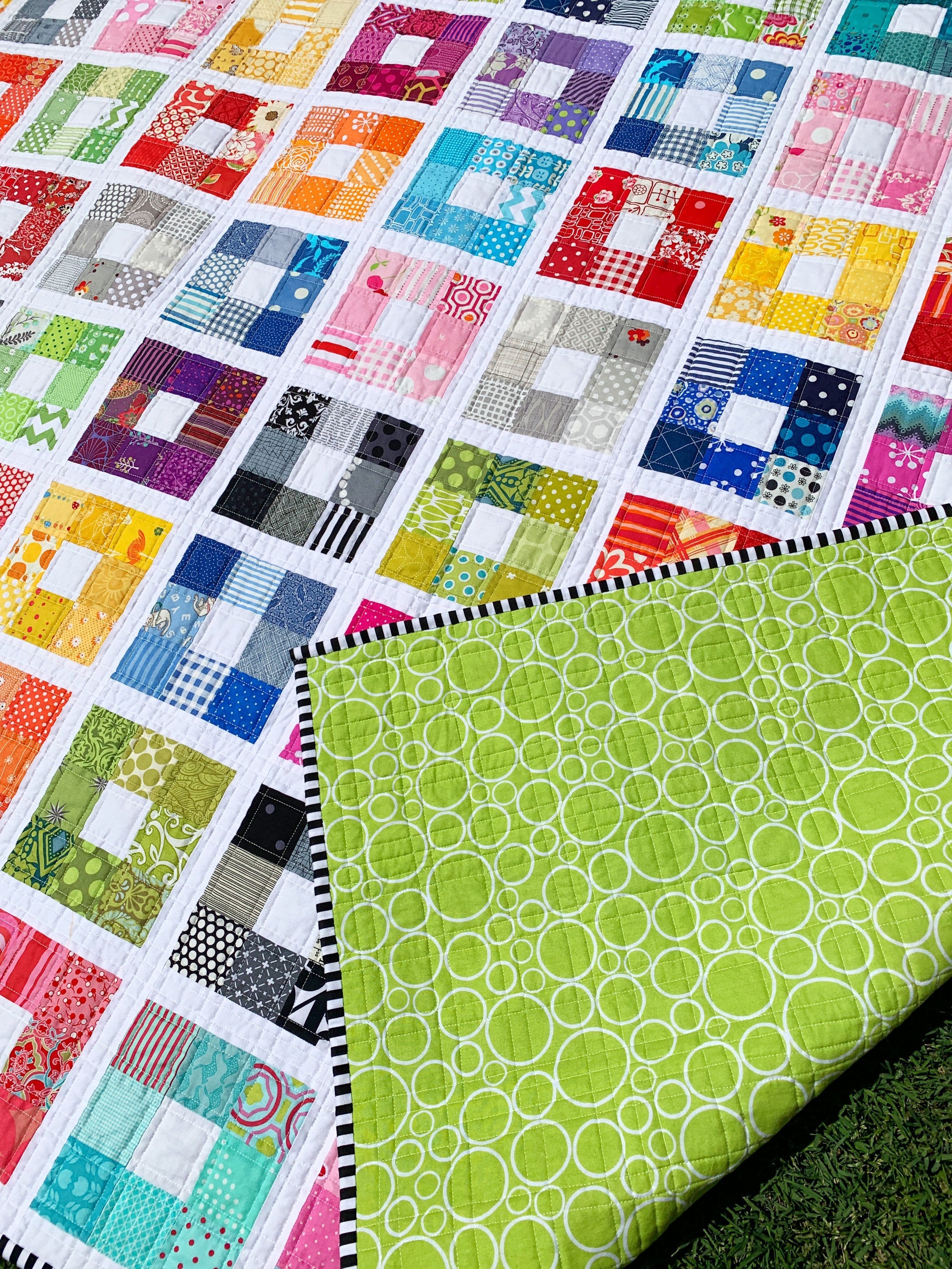 Colour Squared Quilt Mini Pattern - PDF