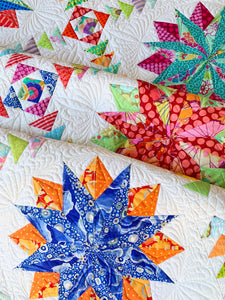 Harlequin Stars Quilt Pattern - PDF