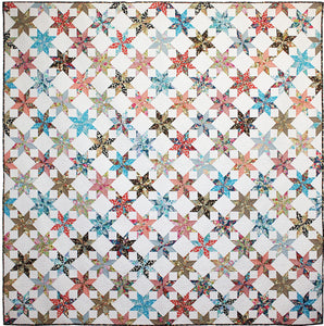 Liberty Stars Quilt Pattern - Printed Pattern with Template