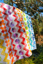 Load image into Gallery viewer, Rainbow Row by Row Quilt Pattern - PDF
