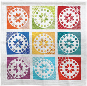 Rainbow Circles Quilt Pattern - PDF