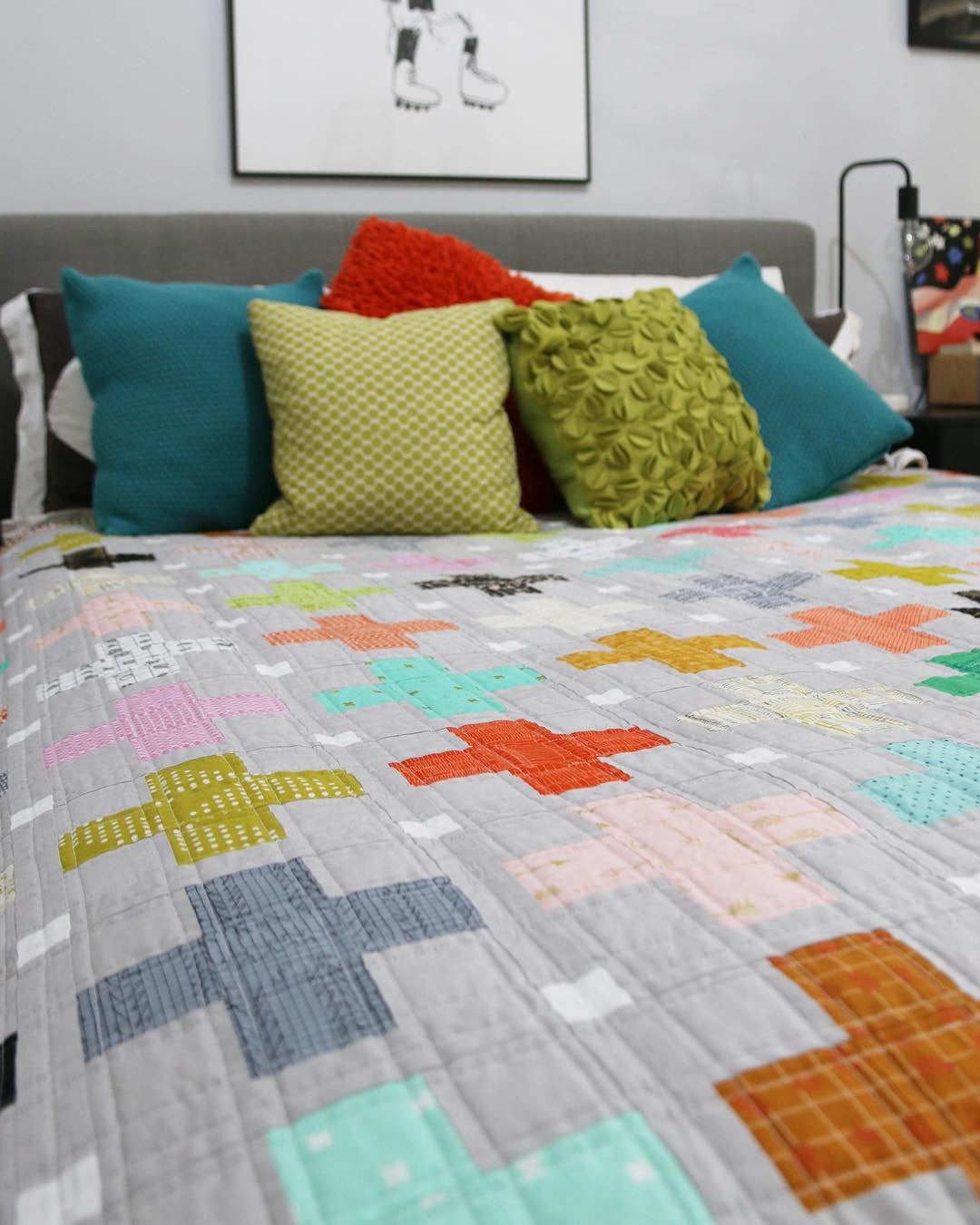 Little Crosses Quilt Pattern - Printed
