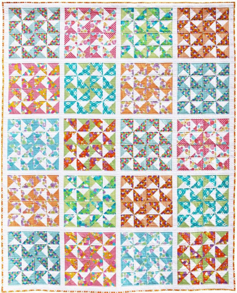 Spin Cycle Quilt Pattern - PDF