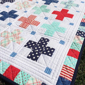Little Crosses Quilt Pattern - Printed