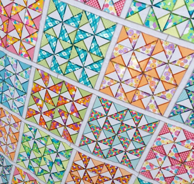 Spin Cycle Quilt Pattern - PDF