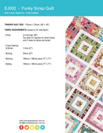 Load image into Gallery viewer, Funky Scrap Quilt Pattern - PDF

