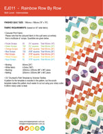 Load image into Gallery viewer, Rainbow Row by Row Quilt Pattern - PDF
