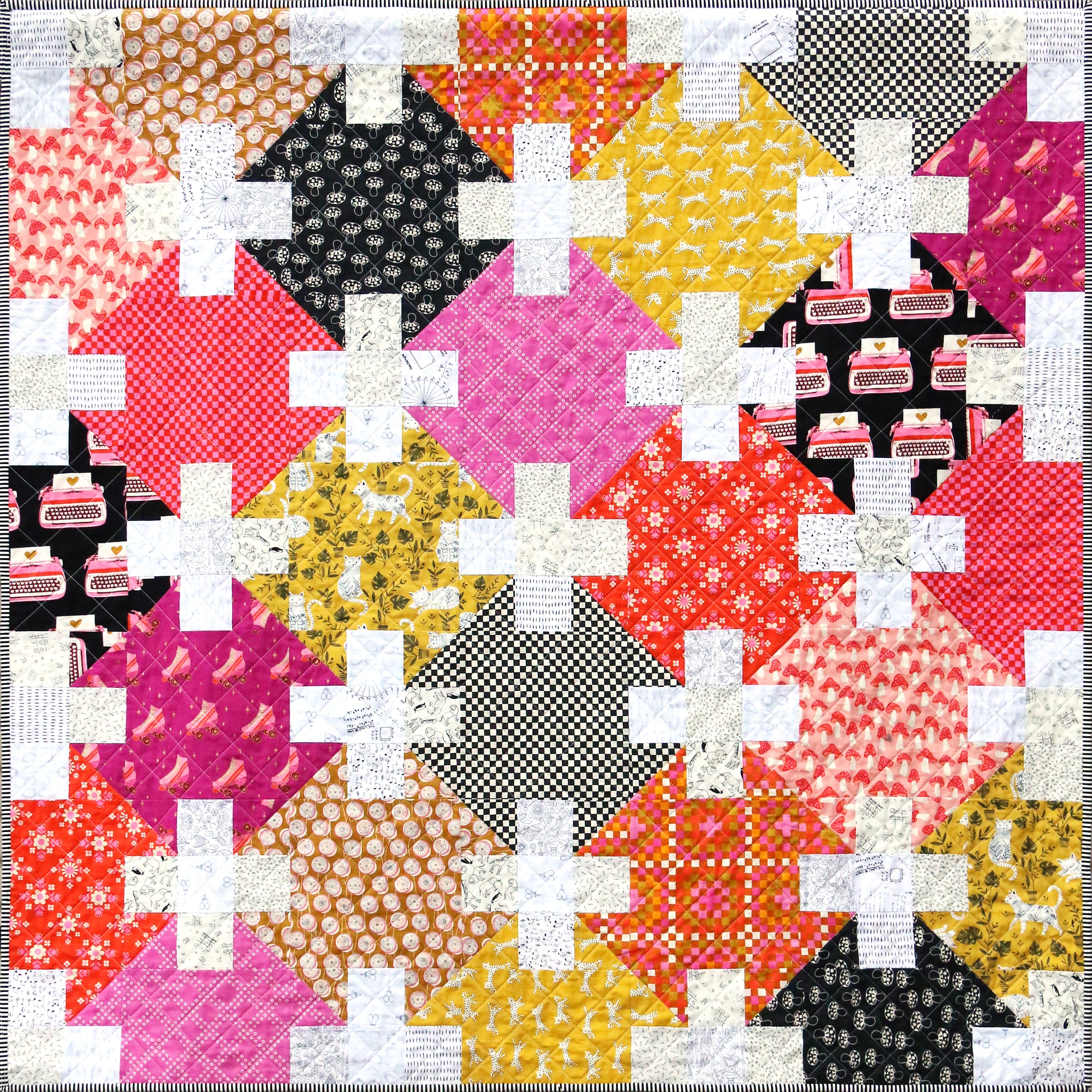 Class with Emma Jean Jansen at GJ's Discount Fabrics, Fairfield, Melbourne.