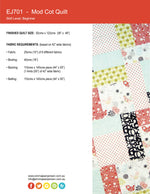 Load image into Gallery viewer, Mod Cot Quilt Mini Pattern - PDF
