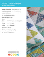 Load image into Gallery viewer, Triple Triangles Cushion Mini Pattern - PDF
