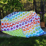 Load image into Gallery viewer, Rainbow Row by Row Quilt Pattern - PDF
