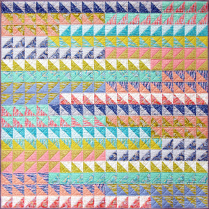 Go With The Flow Quilt Mini Pattern - PDF