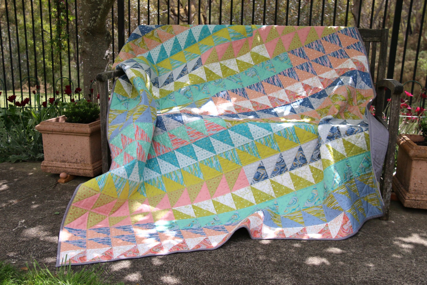 Go With The Flow Quilt Mini Pattern - PDF