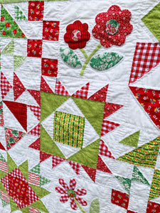Apple Blossom Sampler Quilt Pattern - PDF