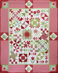 Apple Blossom Sampler Quilt Pattern - PDF