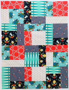 Mod Cot Quilt Mini Pattern - PDF