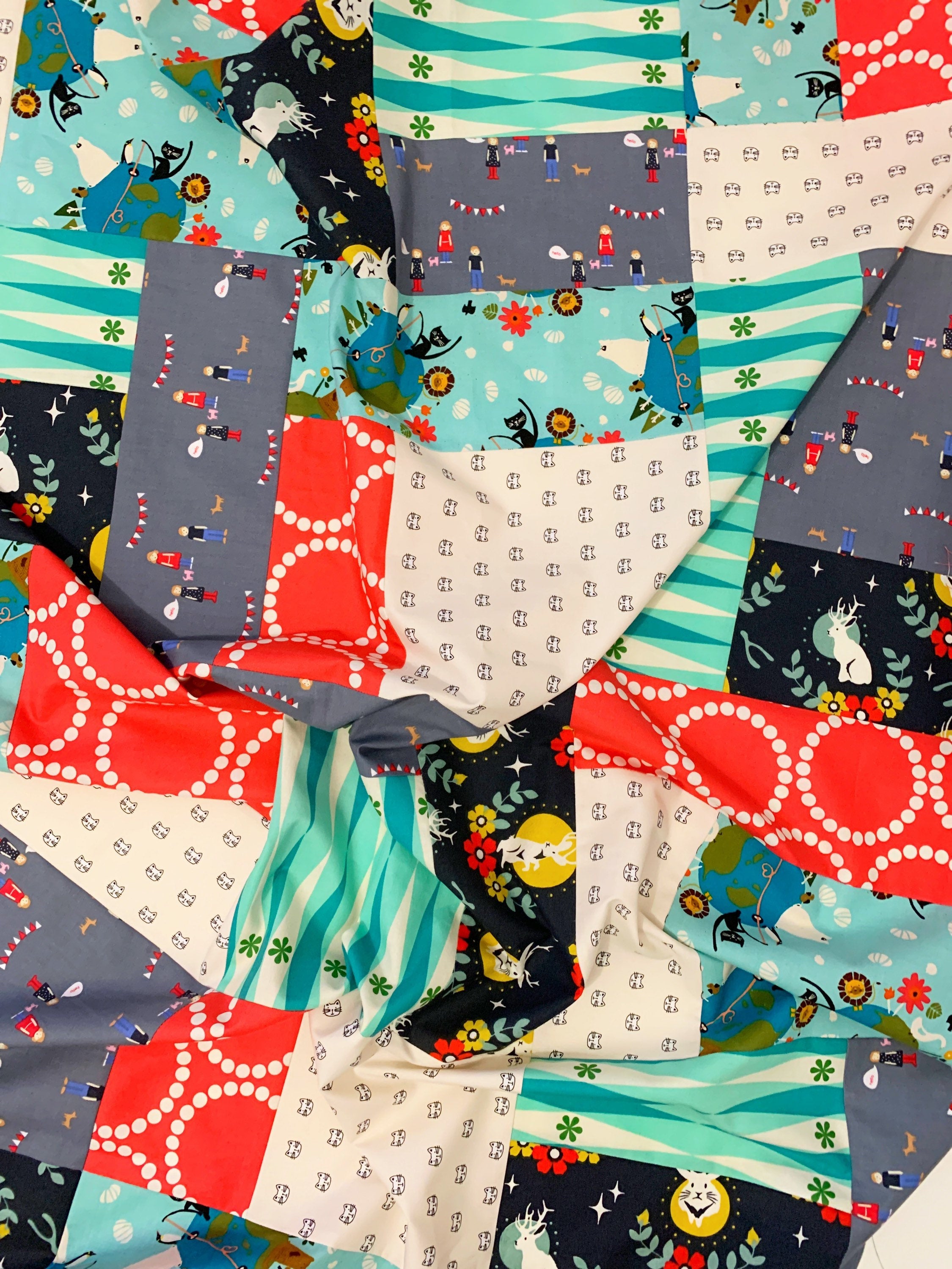 Mod Cot Quilt Mini Pattern - PDF