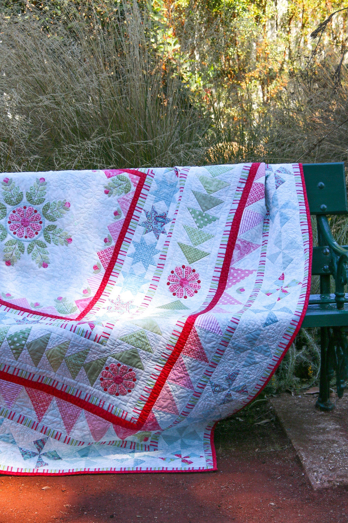 Snowflake Medallion Quilt Pattern - PDF