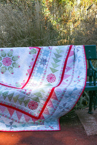 Snowflake Medallion Quilt Pattern - PDF