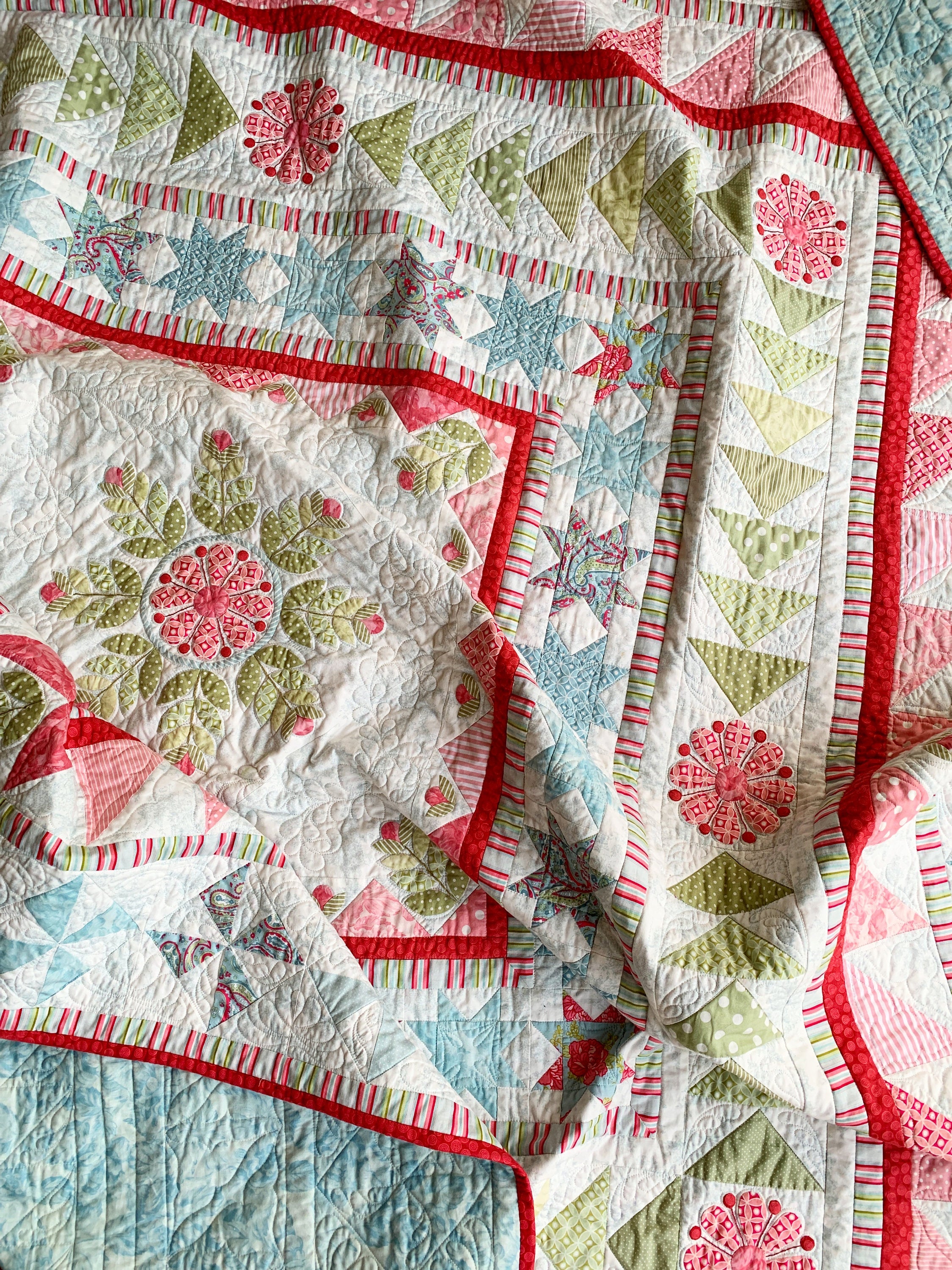 Snowflake Medallion Quilt Pattern - PDF