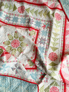 Snowflake Medallion Quilt Pattern - PDF