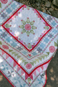 Snowflake Medallion Quilt Pattern - PDF