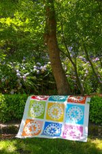 Load image into Gallery viewer, Rainbow Circles Quilt Pattern - PDF
